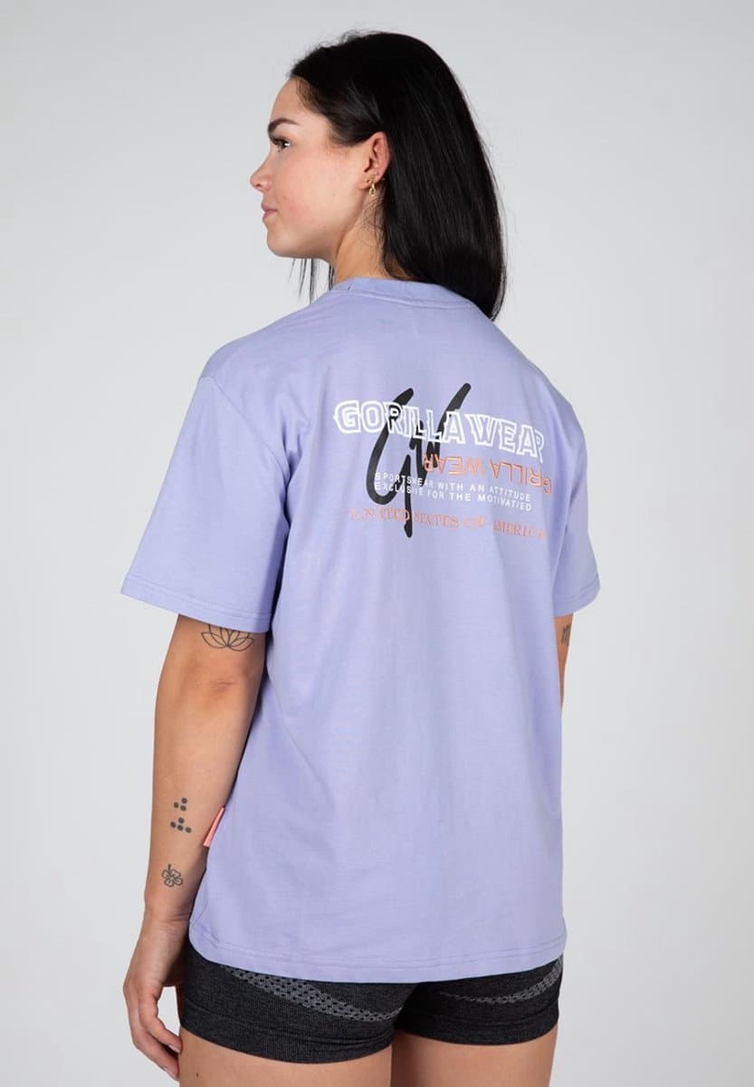 Gorilla Wear Medina Oversized T-shirt - Lila - M