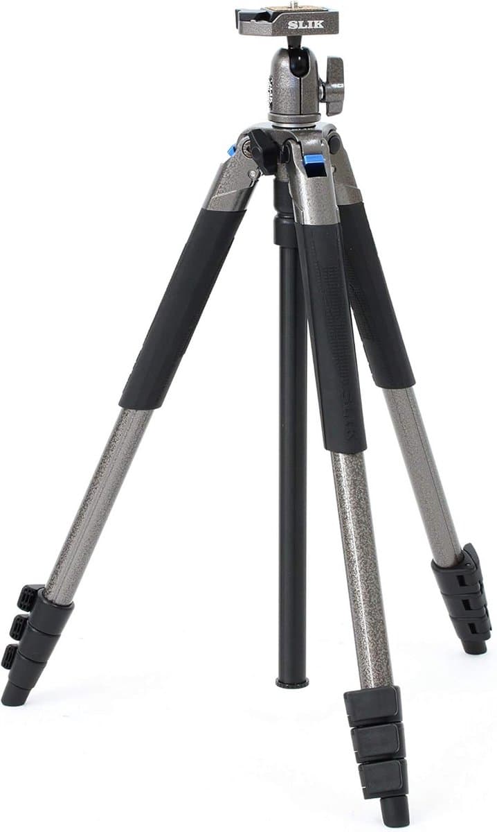 Lichtgewicht Aluminium Statief 160 cm Hoogte - Inclusief Ball Head en Draagtas
