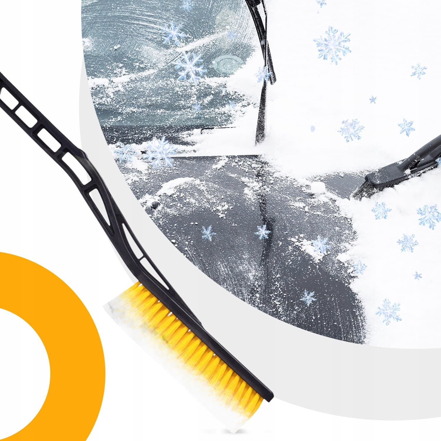 Auto Sneeuwborstel met IJskrabber 60 cm