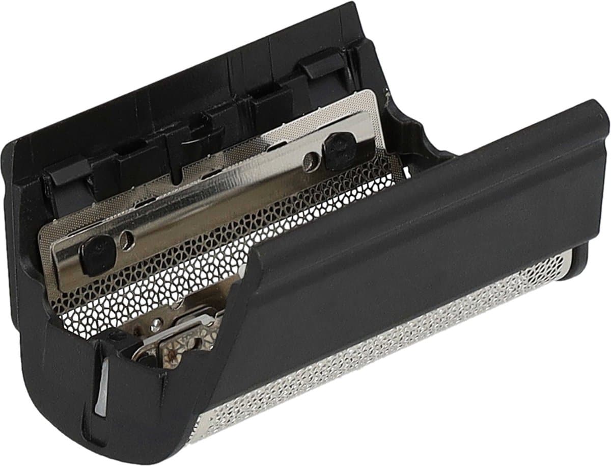 vhbw 1x dubbel scheerblad, compatibel met Braun Flex XP/XP II 5770, 5771, 5774, 5775, 5772, 5773, 5776, 5790, 5729 elektrisch scheerapparaat + frame, zwart