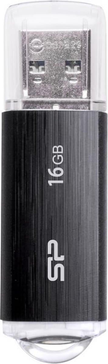 USB stick Silicon Power SP016GBUF2U02V1K 16 GB USB 2.0 Black 16 GB
