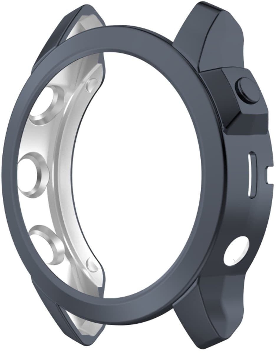 Voor Garmin Fenix 7S Shockproof TPU -horlogekas (grijs)
