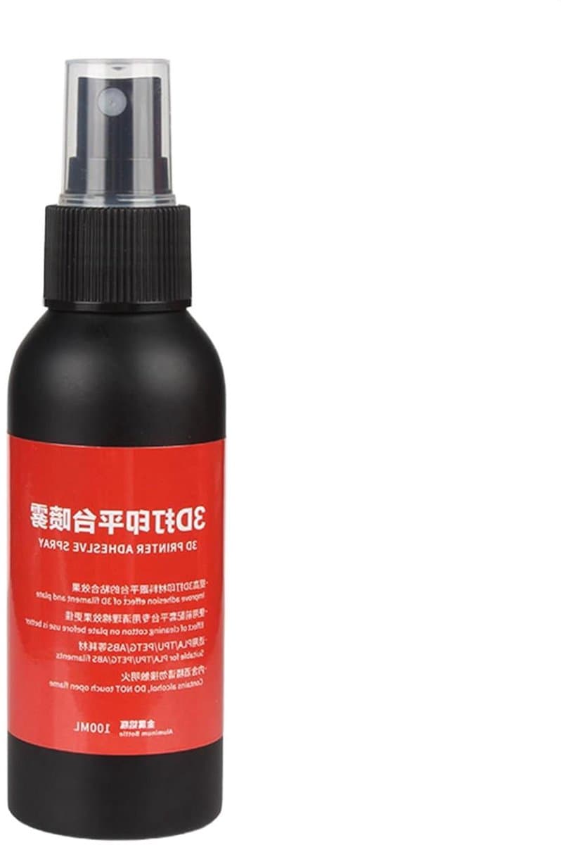 3D Printer Lijm - Hechtingsspray Bedlijm - 3D Prints Bevestigen - Vermindert Kromtrekken - 100 ml - Niet gespecificeerd