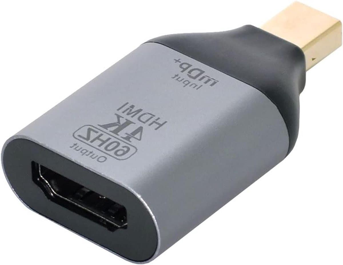 Mini DisplayPort naar HDMI - Converter Adapter - Beeld Kwaliteit Verbeteren - 4K UHD @60hz - Compact Formaat - Zwart
