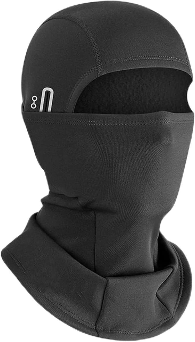 Fietsmasker - Winddicht masker - Buiten sporten - Ademend fleece materiaal - Universele maat - Zwart
