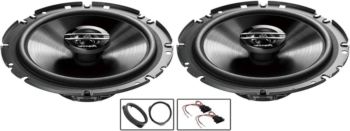 Autoluidsprekers Set - Auto Speakers - Auto Geluid Verbeteren - 2-Weg Coaxiaal - 17 cm - Zwart