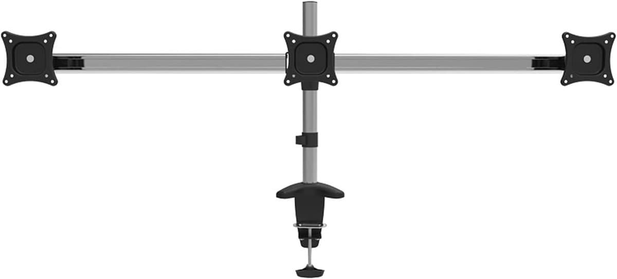 Monitor Stand - Bureau Arm - Ergonomisch Werken - Dubbele Installatie - Tot 27 Inch - Multicolor