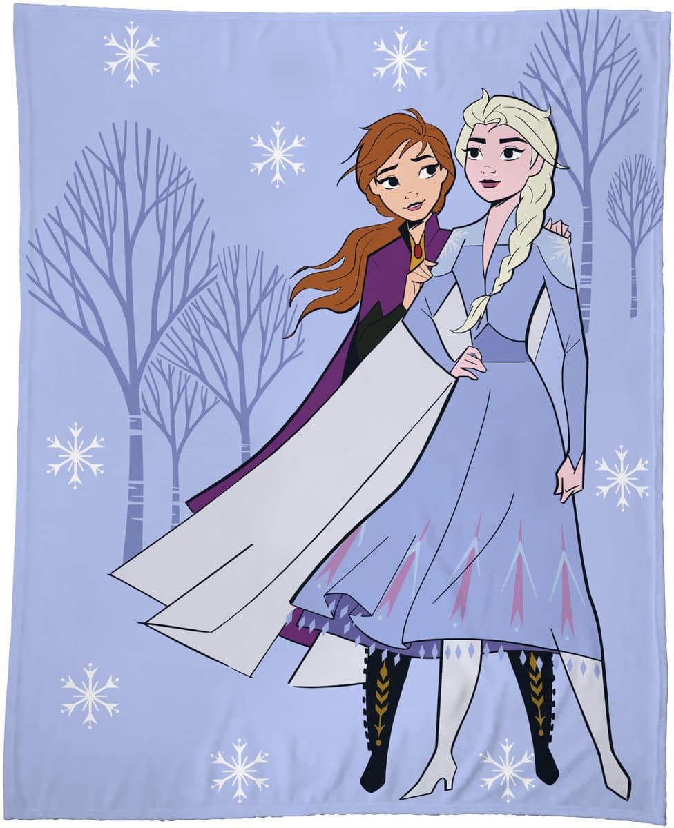 Disney Frozen Fleece deken Sisters - 110 x 140 cm - Polyester