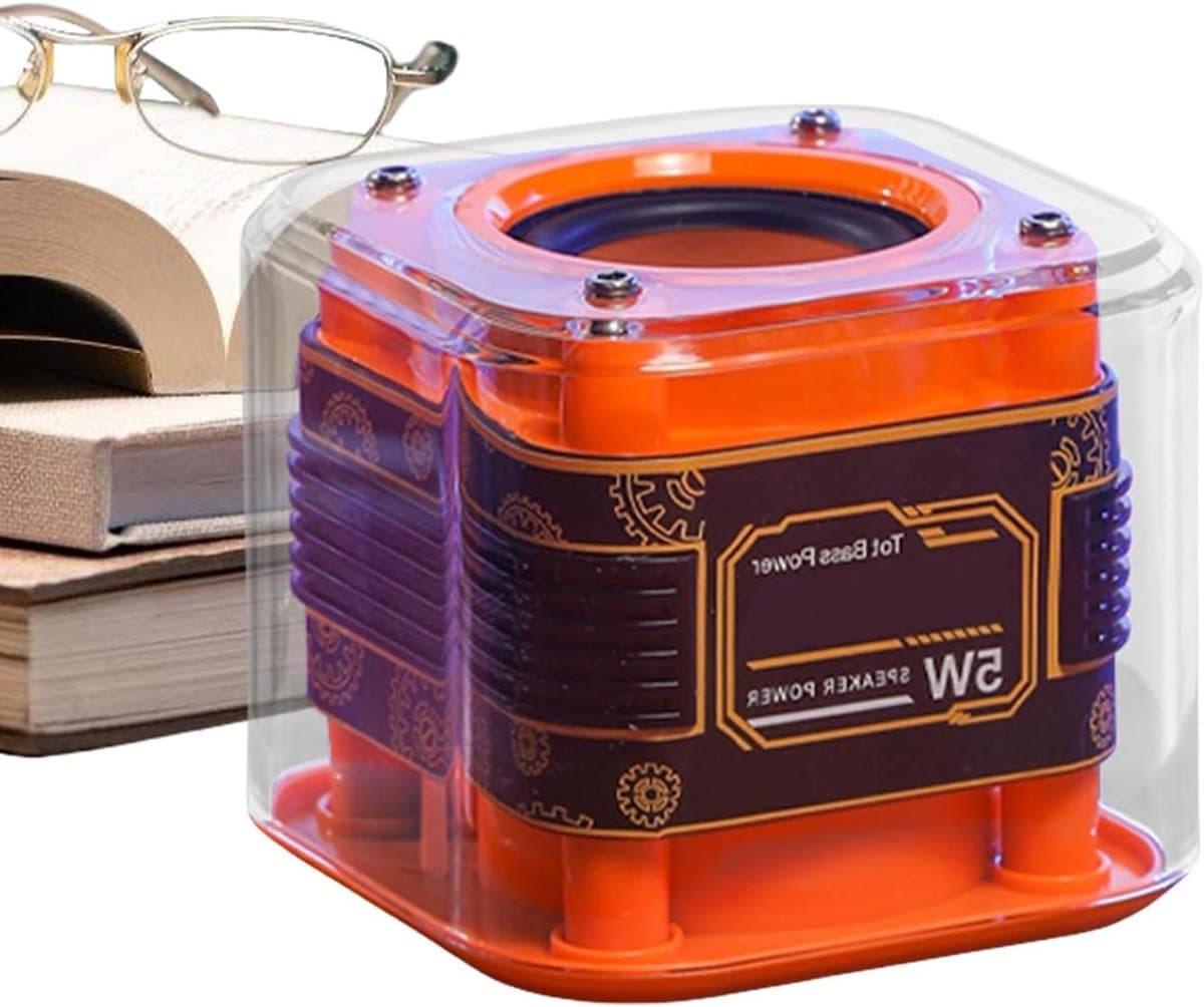 Draadloze Reisluidsprekers - Draagbare Bluetooth Speaker - Muziek Luisteren Buiten - Krachtig Buitengeluid - 8 x 8 x 8 cm