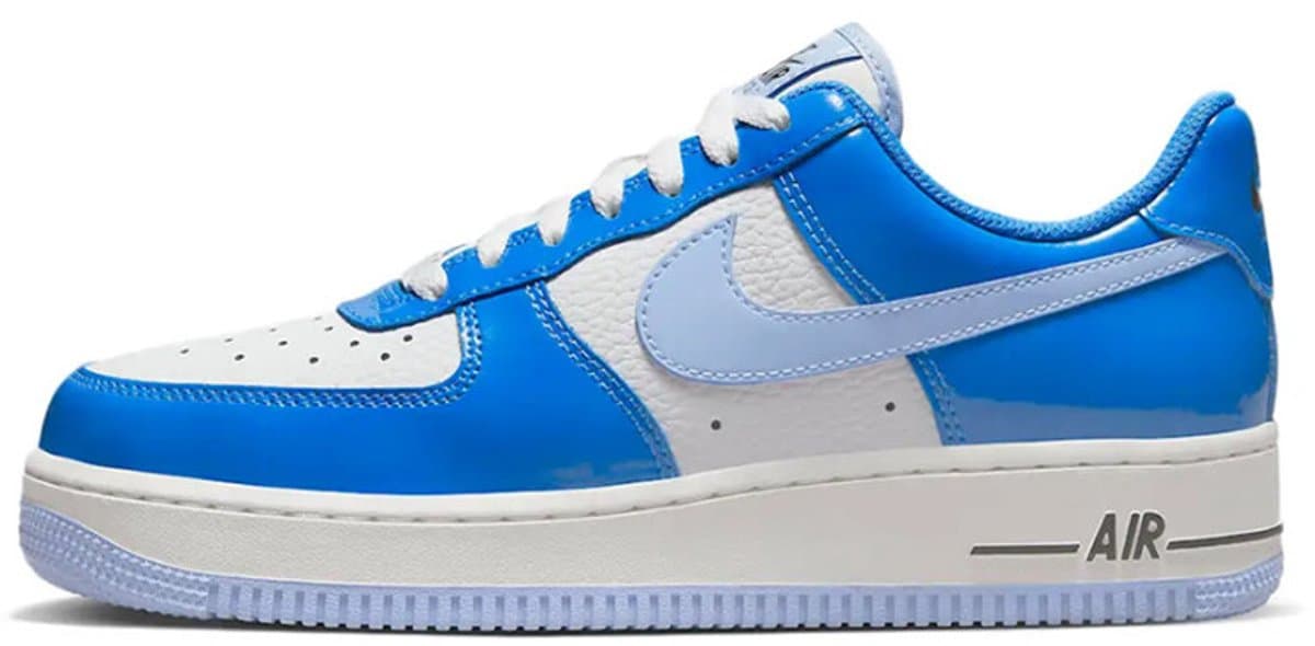 Nike - Nike Air Force 1 '07 - Sneakers - Dames - Wit/Blauw
