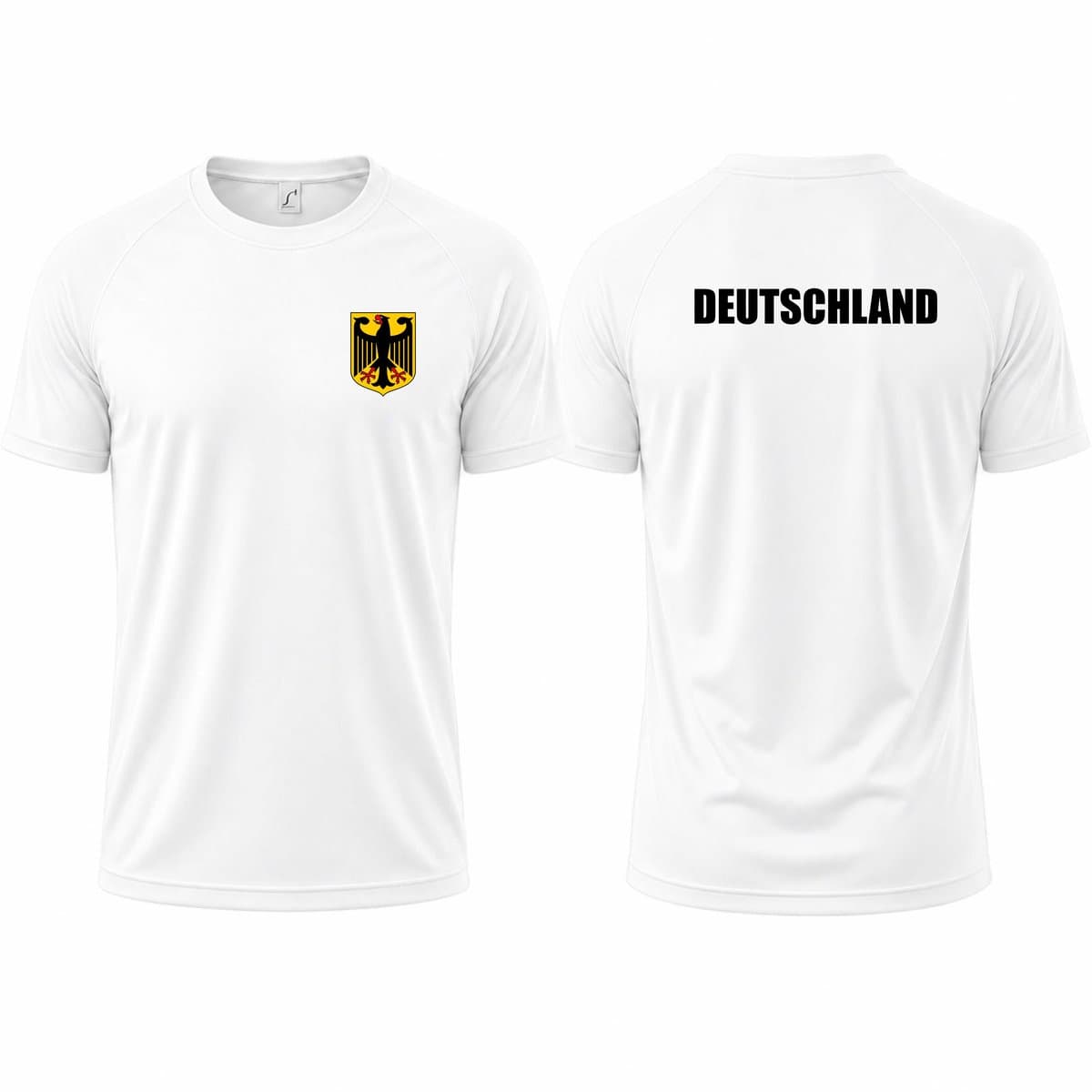 Landenteams Duitsland - WK 2026 - Voetbal Shirt - Maat 140 - Voetbaltenue - Voetbal Spullen - Dry Fit - Ademend - Mesh - Raglan Mouwen