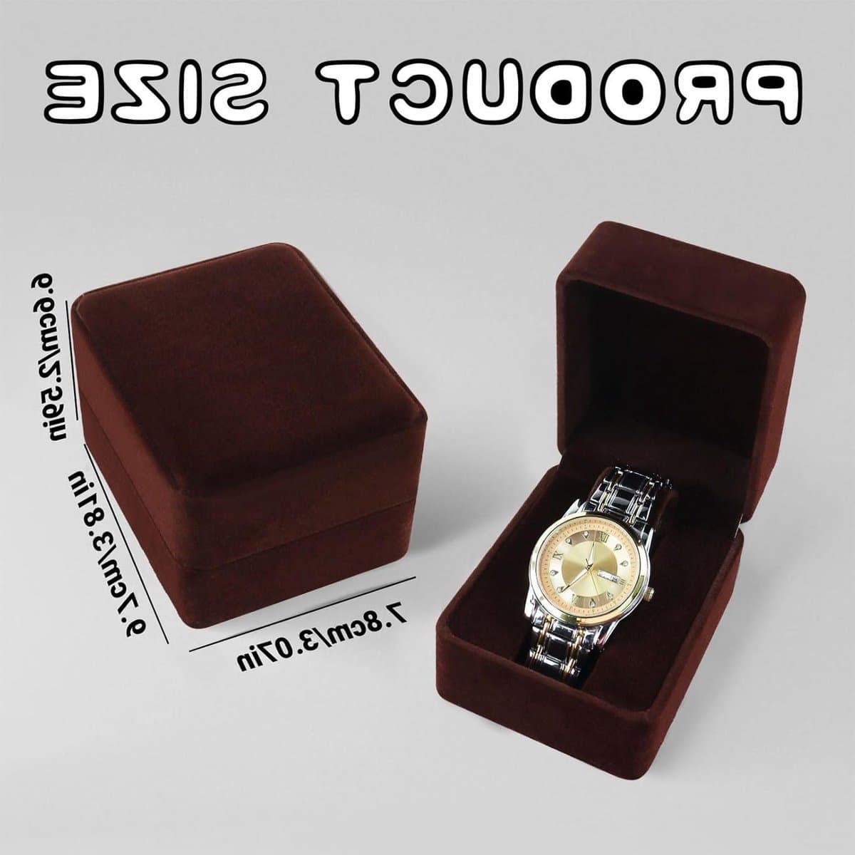Individuele Horlogebox met Verwijderbare Kussen voor Mannen en Vrouwen, PU Leer, Perfect voor Horloges, Smartwatches en Armbanden, Stijlvolle Opbergoplossing