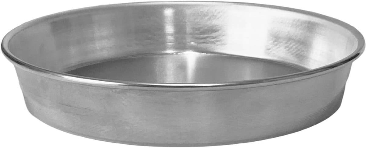 Professionele Taartvorm - Ronde Bakvorm - Perfect Bakken - Hogere Robuustheid - 26 cm - Zilver