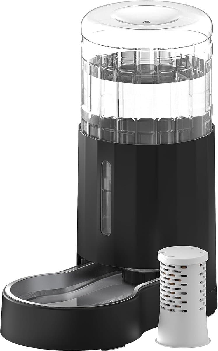 Grote Automatische Drinkfontein voor Honden en Katten met Roestvrijstalen Bak