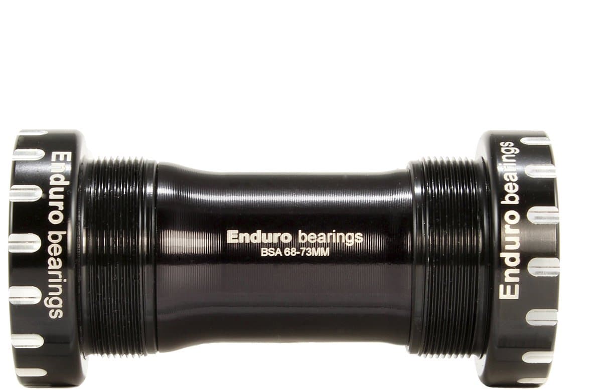 BSA 68mm Bottom Bracket To 24mm - A/C SS - Black