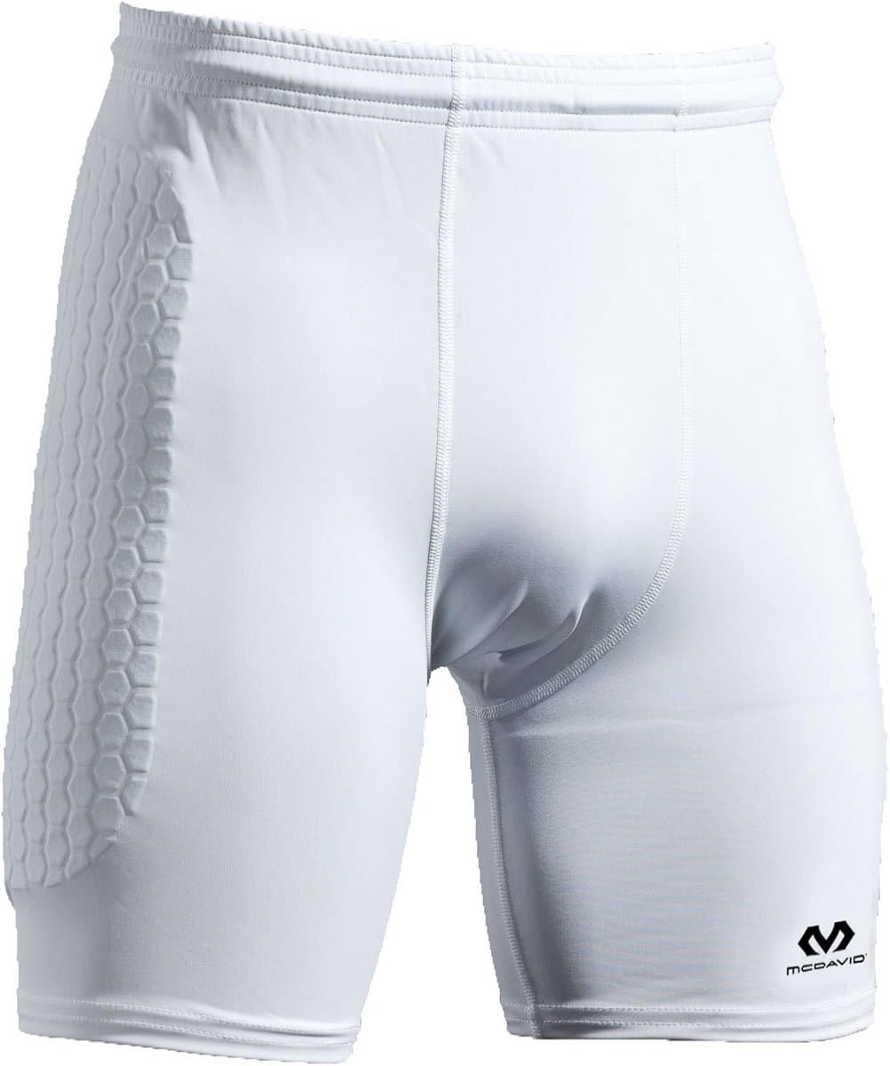 Voetbal Compressieshort met HexPad Bescherming voor Heren - Knievullingen en Dijbeenbescherming