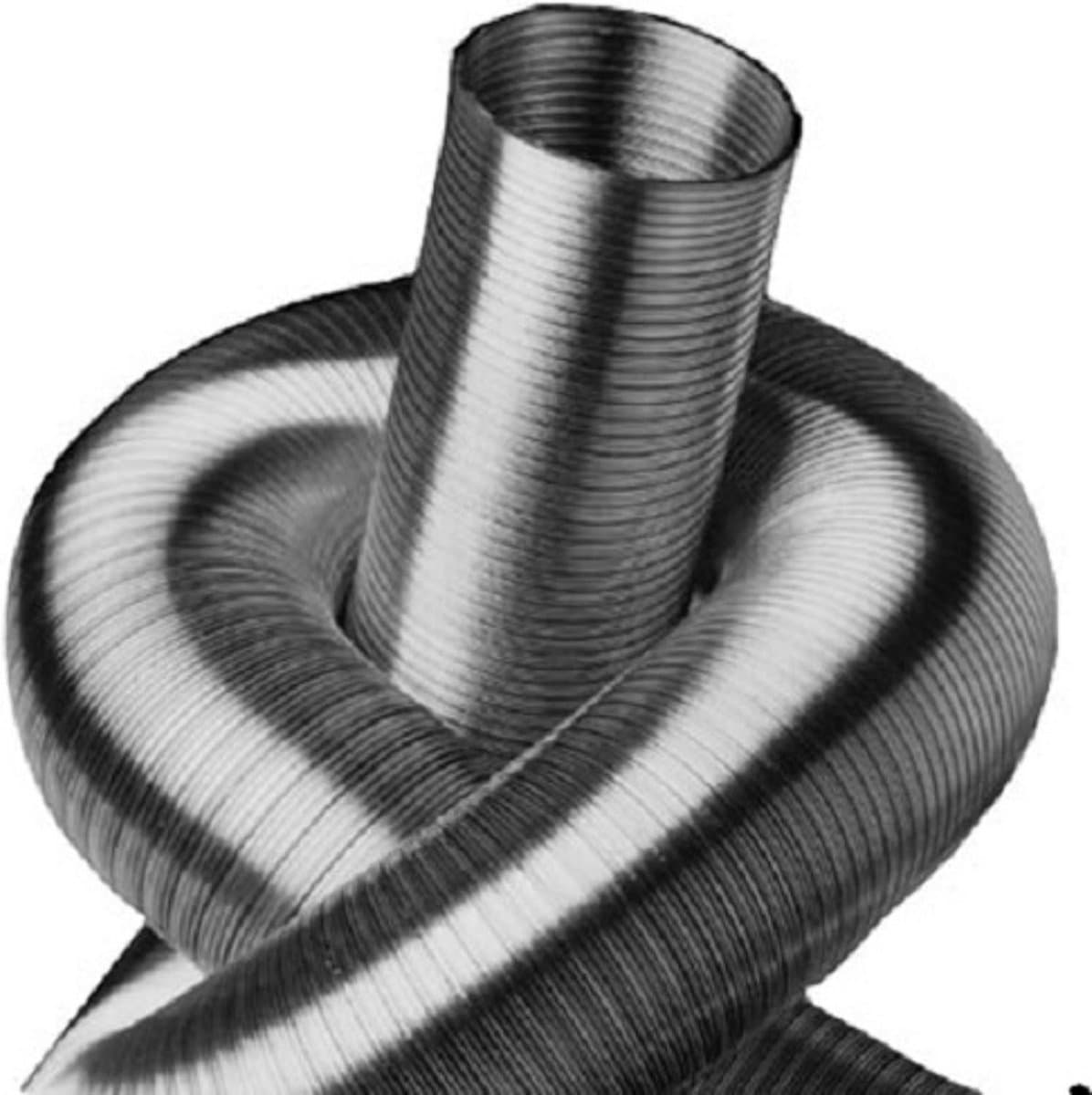 Flexibele Aluminium Buis 2-laags - Diameter 100 mm - Lengte 5 Meter - Hittebestendig