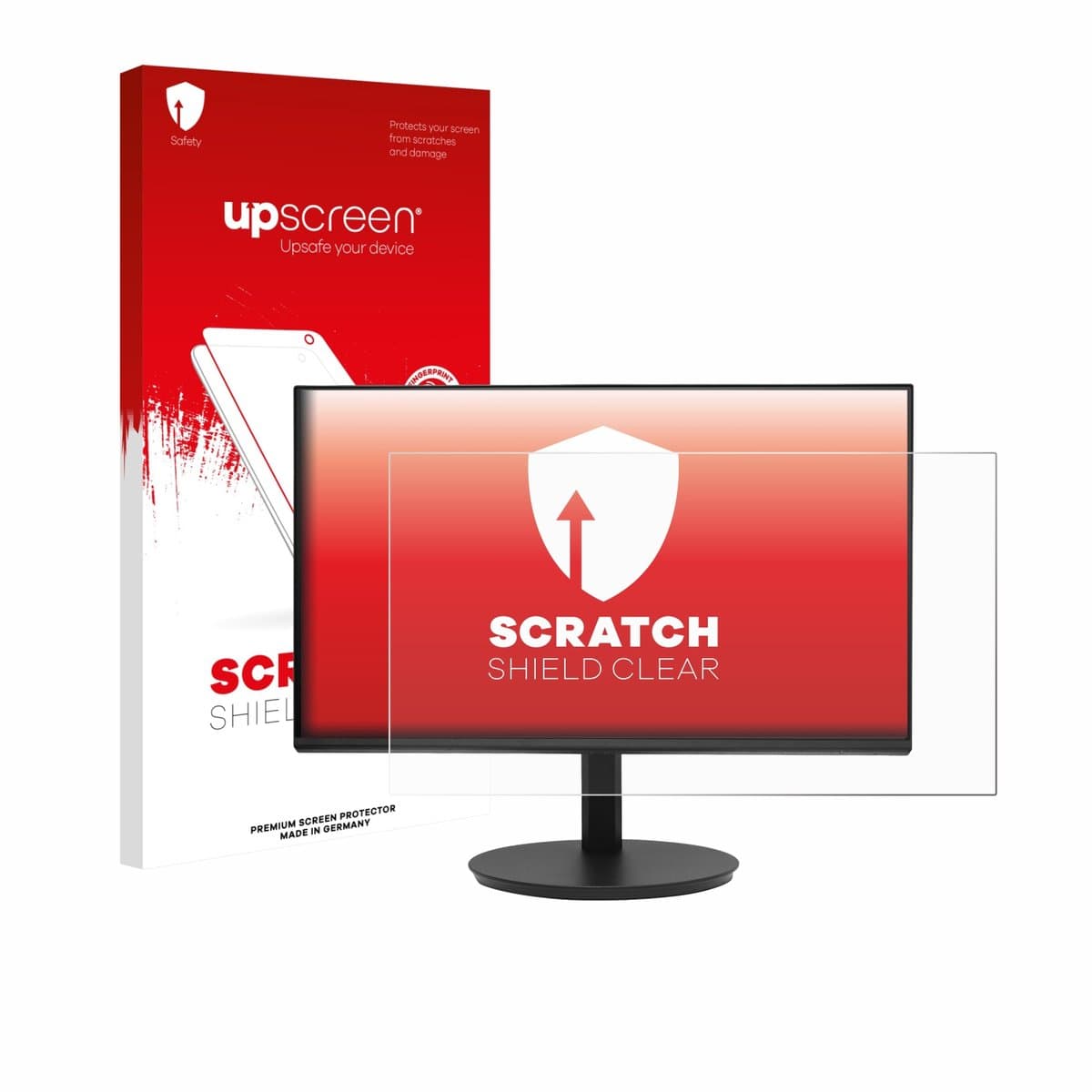 upscreen - Screenprotector voor Dell CB242Y P6 - Folie Beschermfolie transparant