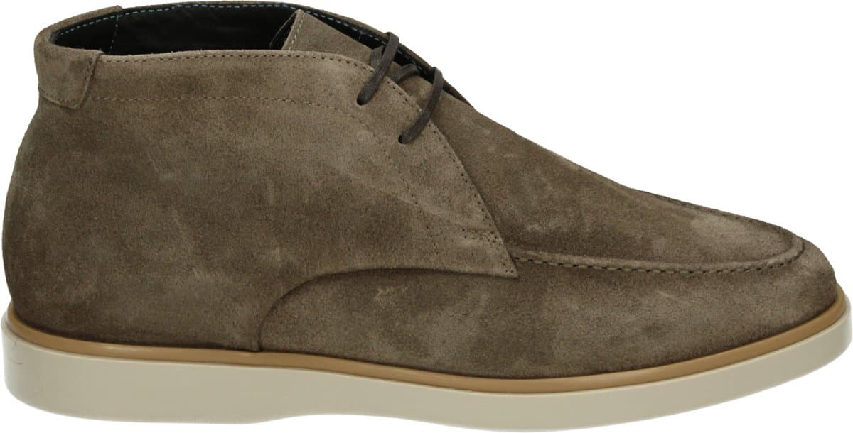 Giorgio - HE56414 - Vrije tijd half-hoogHeren veterschoenHeren sneakers - Kleur: Taupe - Maat: 42