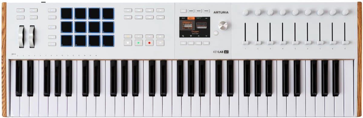Arturia KeyLab 61 Mk3 - MIDI controller - wit