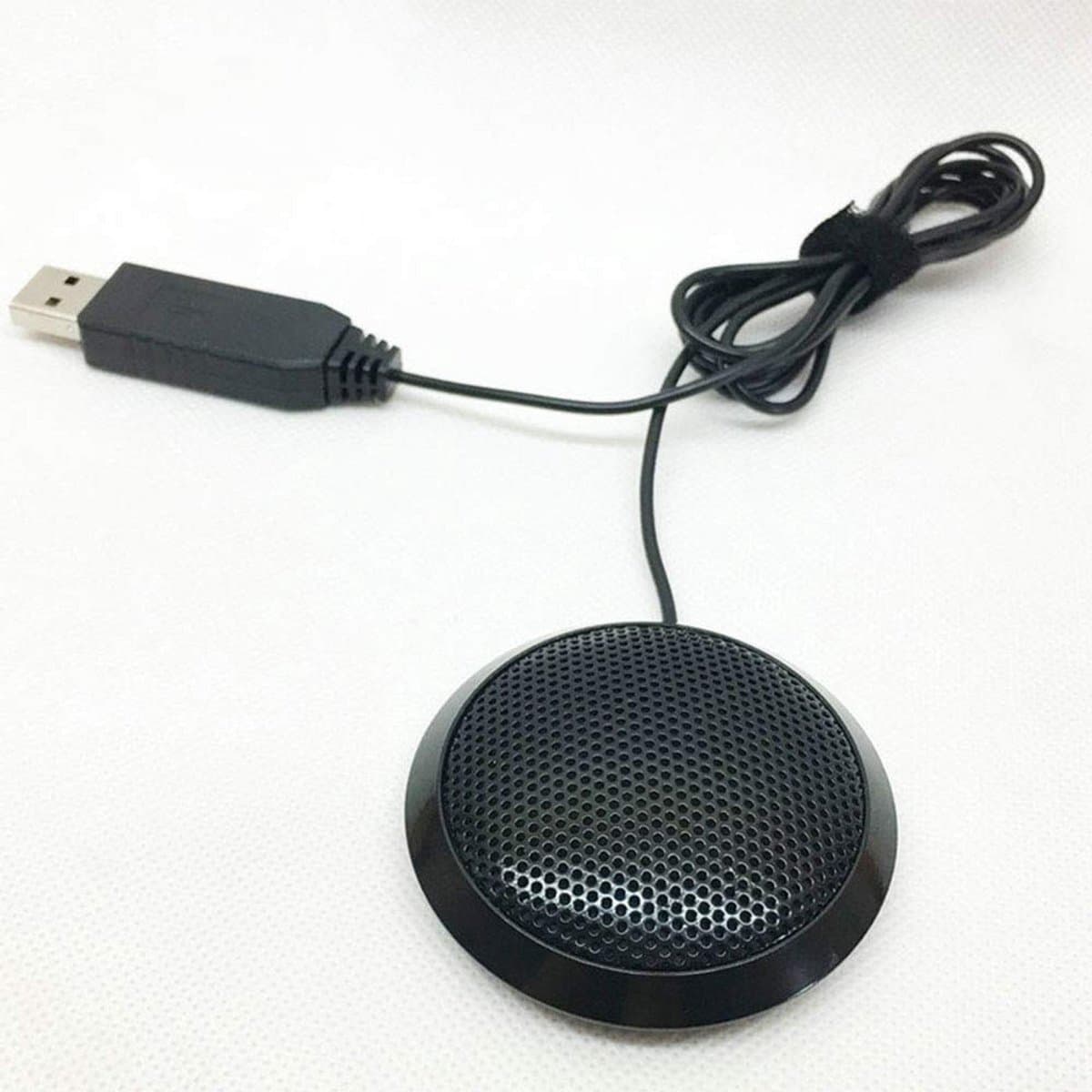 Draagbare USB-conferentiemicrofoon - omnidirectionele stereo microfoon voor pc, laptop en tablet