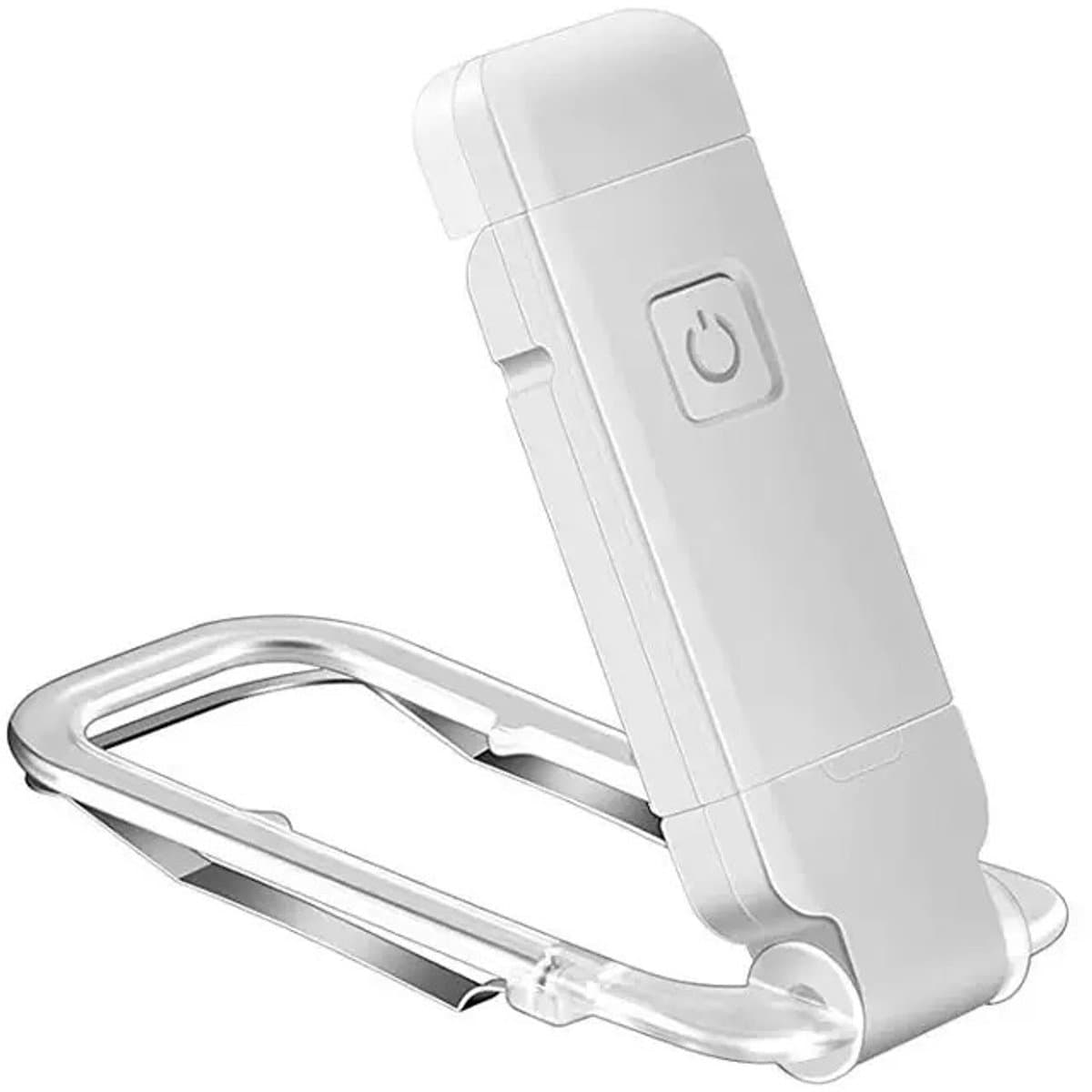 Bookmark Light - Boeklampje - Oplaadbaar - LED-leeslampje - USB Mini - 3 kleuren licht - Opvouwbaar - Leeslampje voor naast het bed - Ideaal voor studeren of voor het slapengaan - Wit