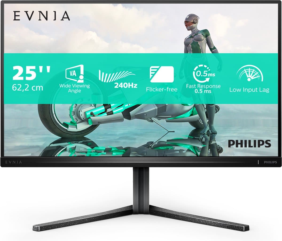 Philips Evnia 5000 series 25M2N3200W - Full HD Gaming Monitor - Ergonomische Stand - 240hz - 25 inch