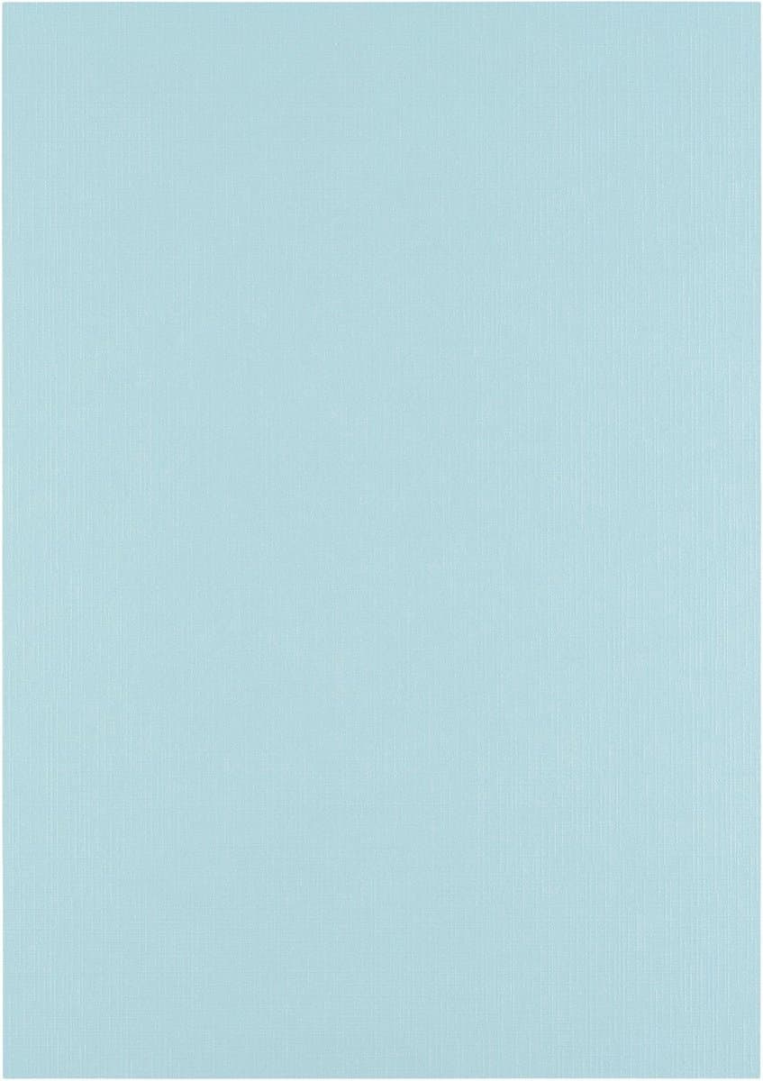 Florence Cardstock Linnenkarton - Ocean (Blue) - Gekleurd Papier - A4 - 100 vellen - Textuur - 250 g