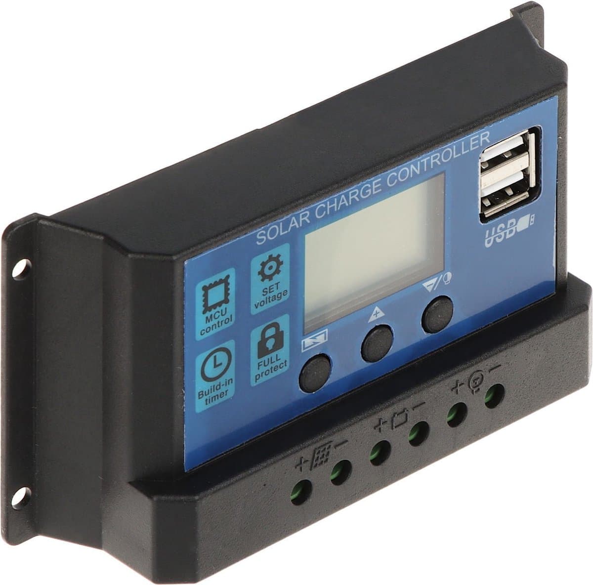WL4 CC-PWM-30-USB PWM 30 Ah laad controller met USB en 12VDC uitgang voor zonnepaneel