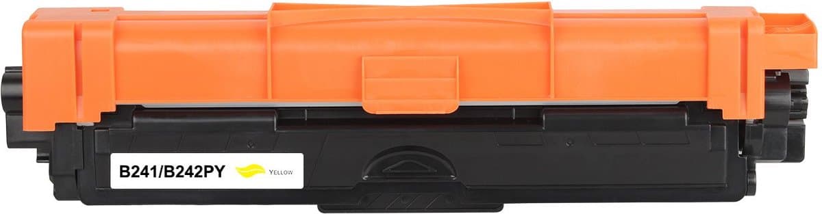 Brother TN-241Y TN-242Y Geel Toner Cartridge 1400 Pagina's - Huismerk Compatible - DCP-9020CDW HL-3140CW HL-3142CW HL-3150CDW HL-3152CDW HL-3170CDW HL-3172CDW MFC-9130CW MFC-9140CDN MFC-9330CDW MFC-9340CDW - TN-241Y Alternatief