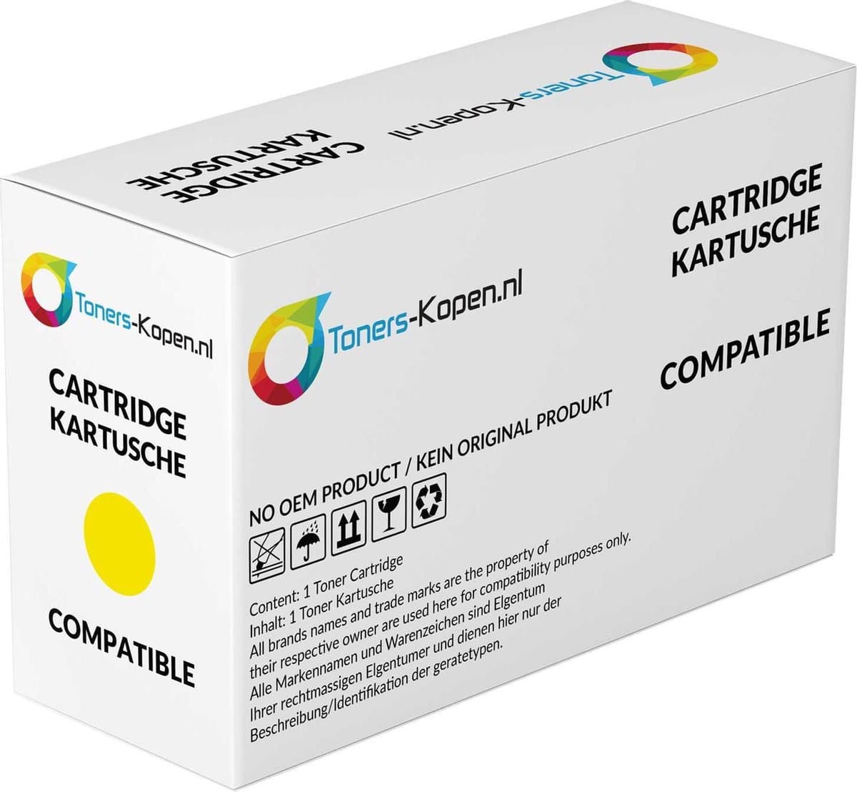 Xerox Phaser 6130 Toner Geel Huismerk - 1900 pagina's Hoge Capaciteit - 106R01280 Compatible - 106R01280 alternatief - Xerox toner - Phaser 6130N Phaser 6130VN - 106R01280