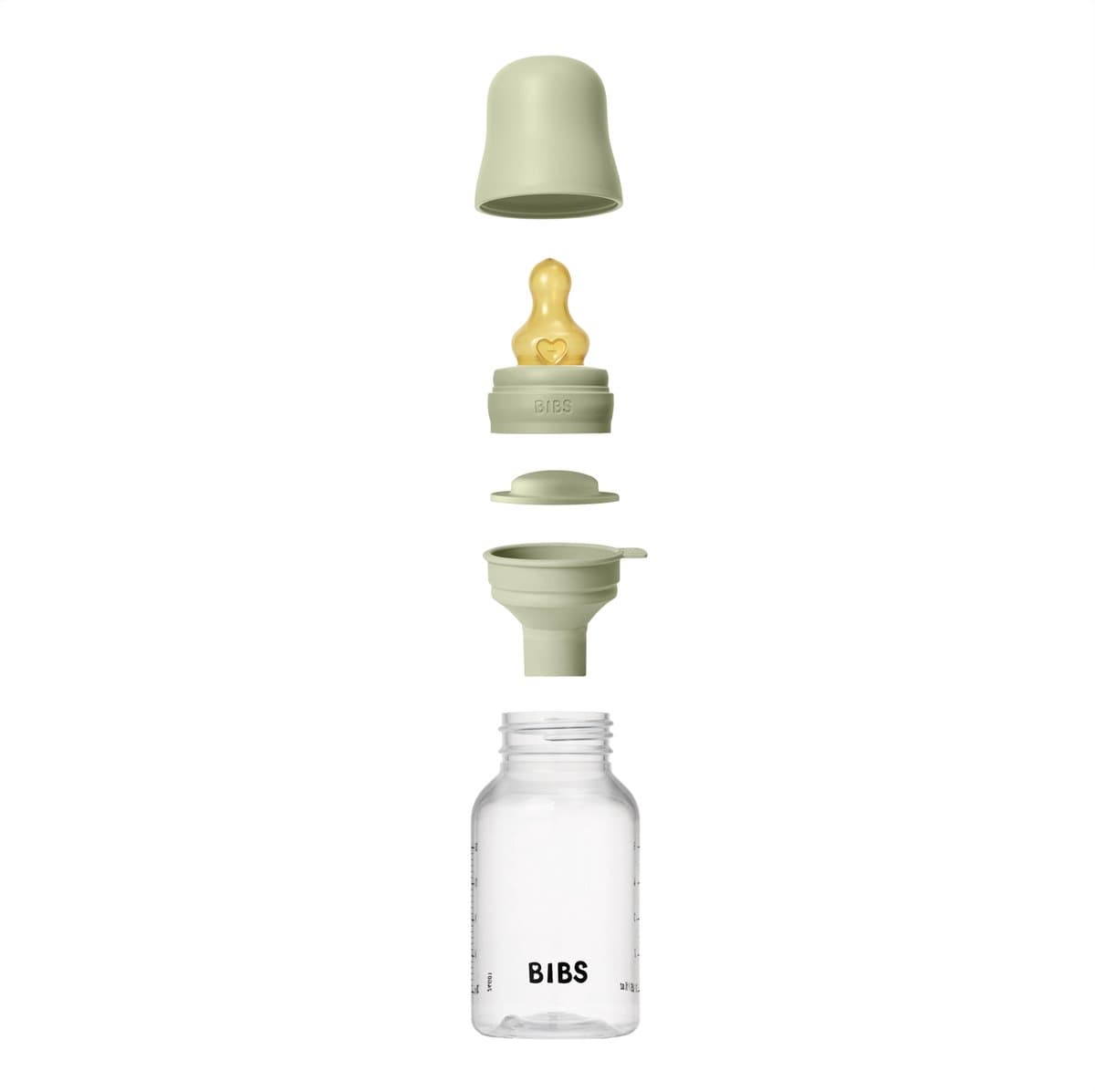 Bibs Fles - Slow Flow - 150 ml - Latex - Sage