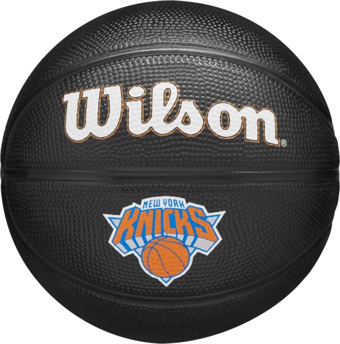 Wilson Nba Team Tribute New York Knicks Mini Basketbal Bal Zwart 3