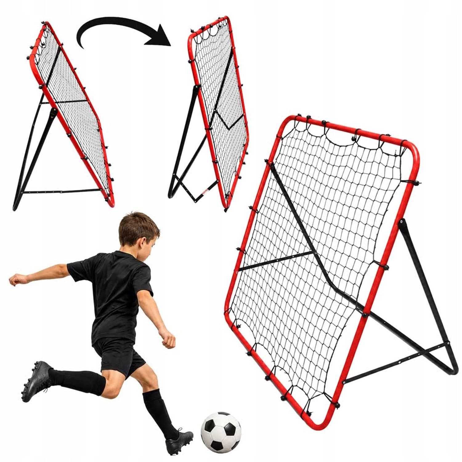 Voetbal Trainingsdoel met Rebounder voor Kinderen - Verbeter je Skills