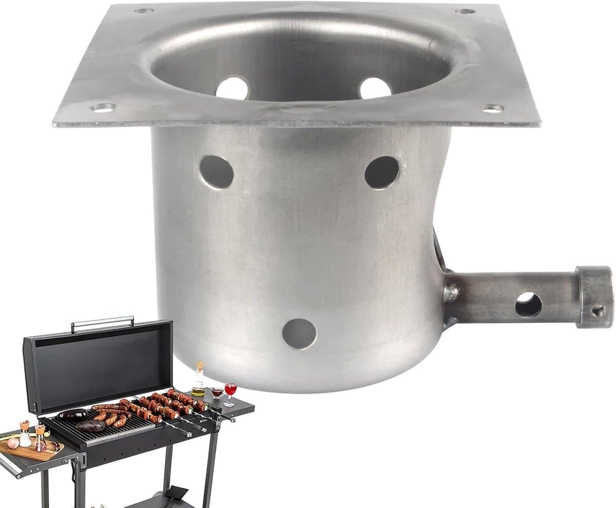 Grill Brander Vervanging - BBQ Onderdeel - Barbecue Onderhoud - Roestvrij Staal - 12.7 x 12.7 cm - Zilverkleurig