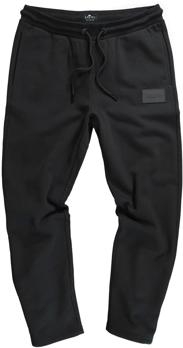 JAY-PI - Heren - Trainingsbroek fitness sweatstof Basic-Fit - Zwart - Maat 5XL