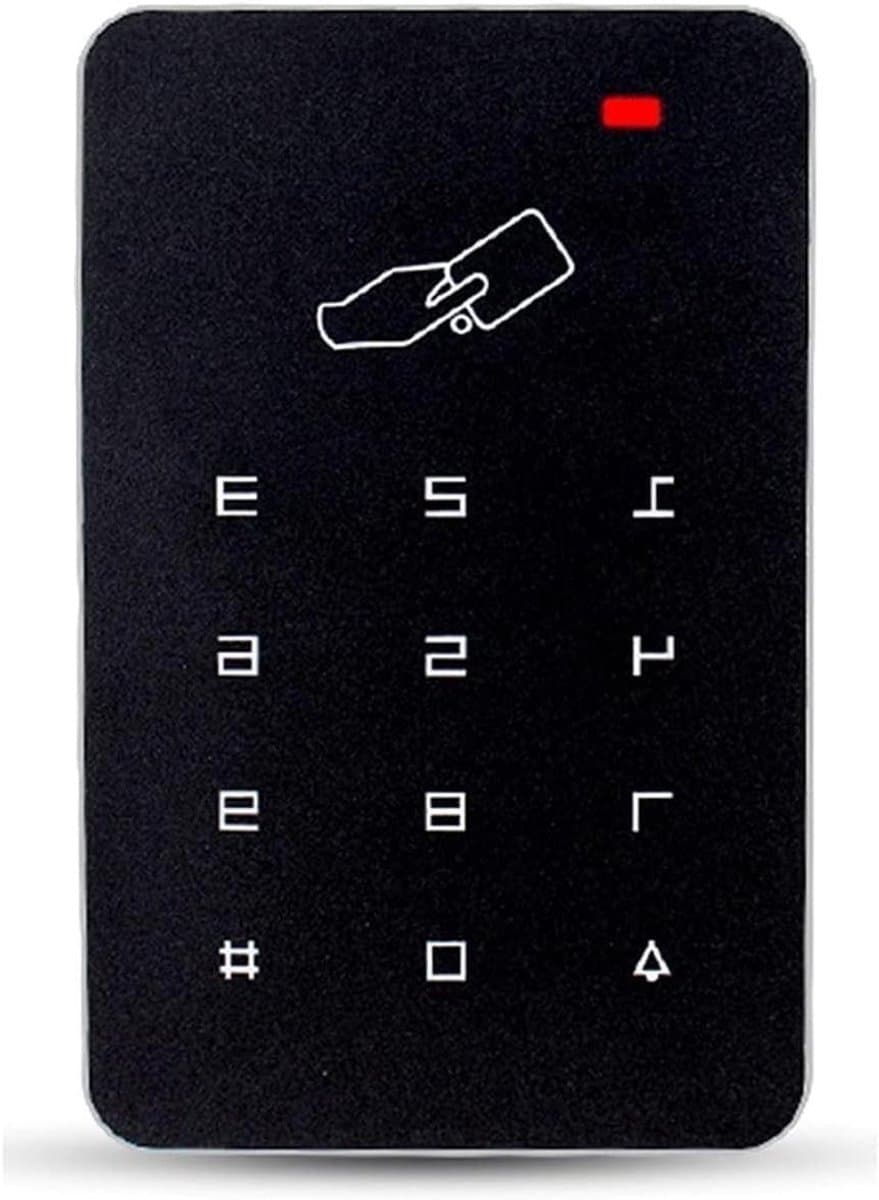 Toegangscontrole Systeem - Kaartlezer Deurcontroller - Beveiliging Kantoor - Waterdichte Regenkap - 75 x 117 x 22mm - Zwart