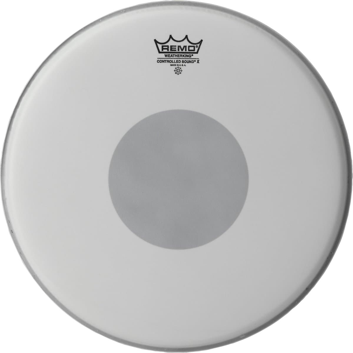 Remo Controlled Sound X 14", zwart Dot, Snaroodrum Batter - Snare drumvel