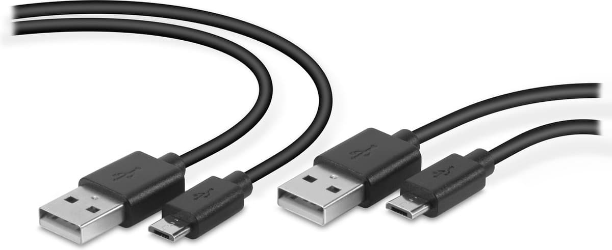 Speedlink Stream Play & Charge - USB Kabel Set - 3 Meter - PS4 - Zwart