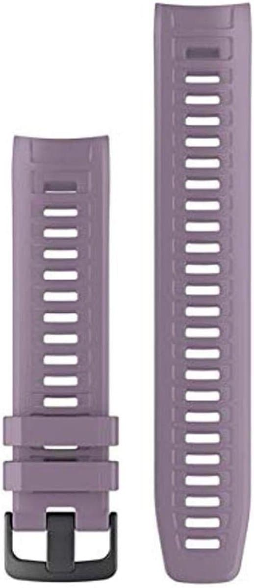 Horlogeband - Wisselband Garmin - Sportief gebruik - Snel verwisselbaar - 132-224 mm polsomtrek - Zwart
