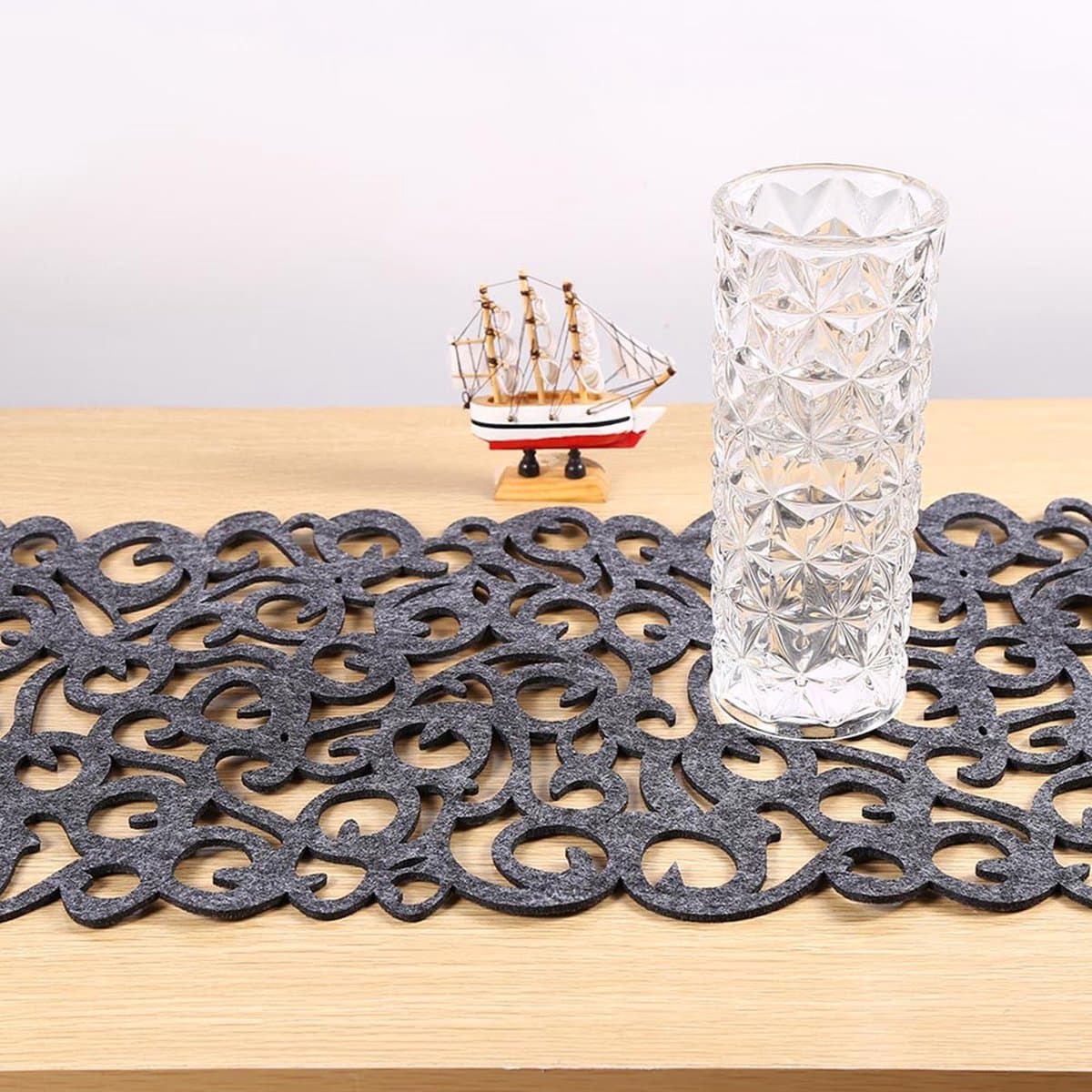 Dailygoody - Tabletop Runners - Tafelkleed - Elegant en duurzaam - Grijs - Placemats - Perfect voor elke gelegenheid - Huidvriendelijk materiaal