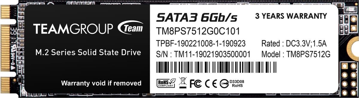 Team Group MS30 512 GB M.2 SATA III