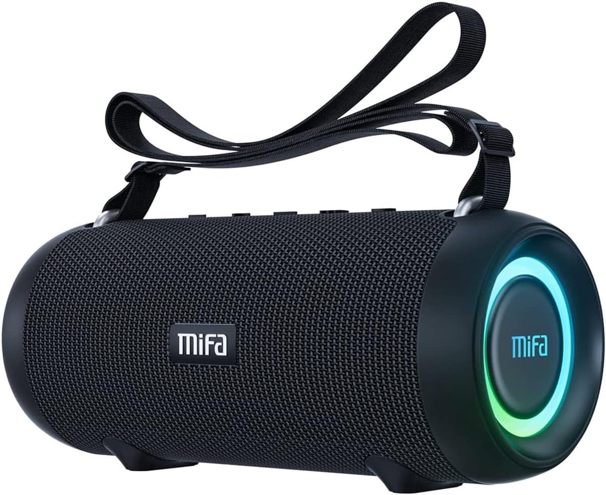 60W Draadloze Bluetooth-luidspreker met RGB LED-licht en IPX7 Waterdicht