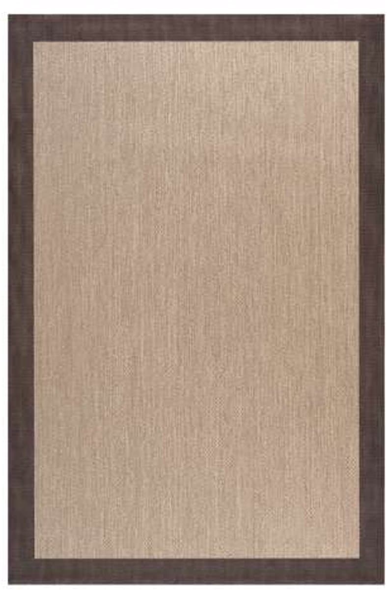 Storesdeco Premium vinyl vloerkleed, antislip, binnen/buiten – donkerbruin, 200 x 290 cm