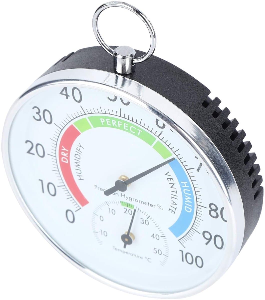 Binnen Buiten Thermometer Hygrometer - Vochtigheidsmeter Indicator - Temperatuur Vochtigheidsmonitor Muur Opknoping Voor Thuis Magazijn Kantoor
