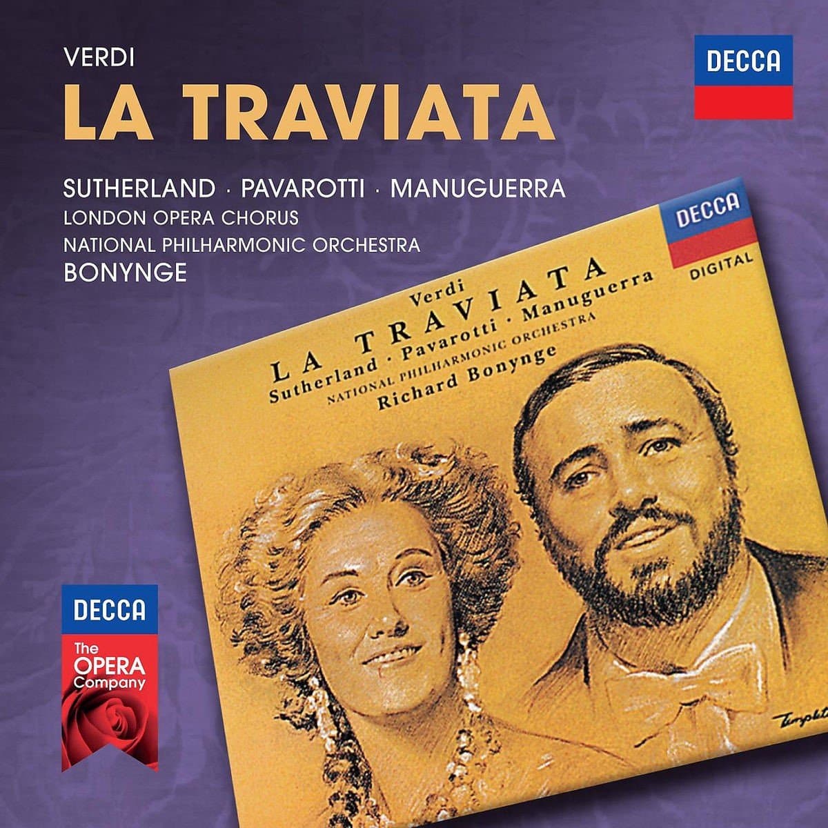 Joan Sutherland, Luciano Pavarotti, Matteo Manuguerra, London Opera Chorus, National Philharmonic Orchestra, Richard Bonynge - Verdi: La Traviata (2 CD) (Decca Opera)