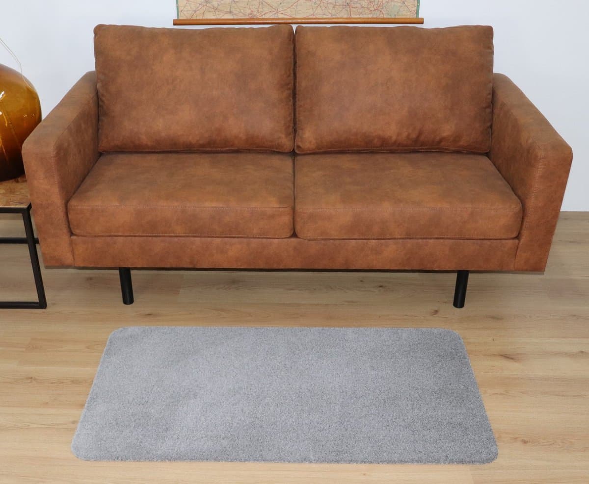 PRIMA - Soft - Wastafelmat - Badmat - grijs - 60x120cm - antislip