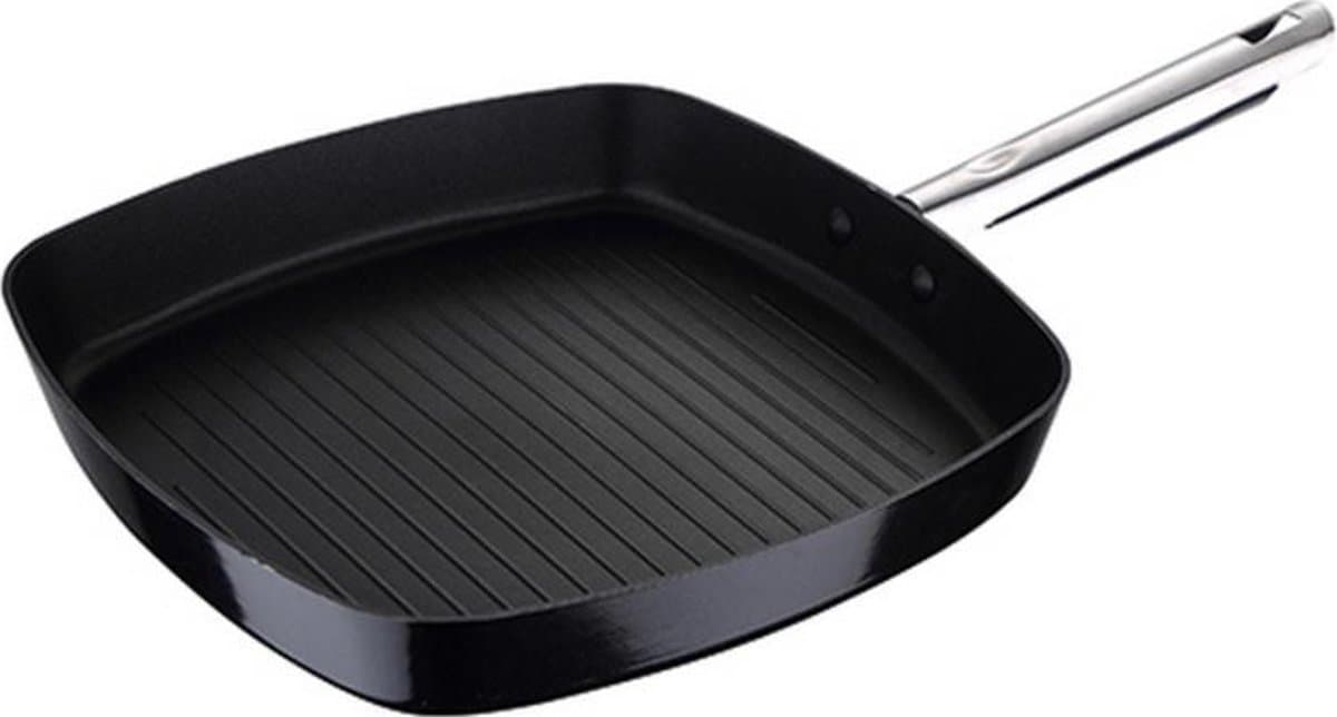 Barbecue Pixel Zwart Roestvrij staal Gehard aluminium (28 x 28 x 4,5 cm)
