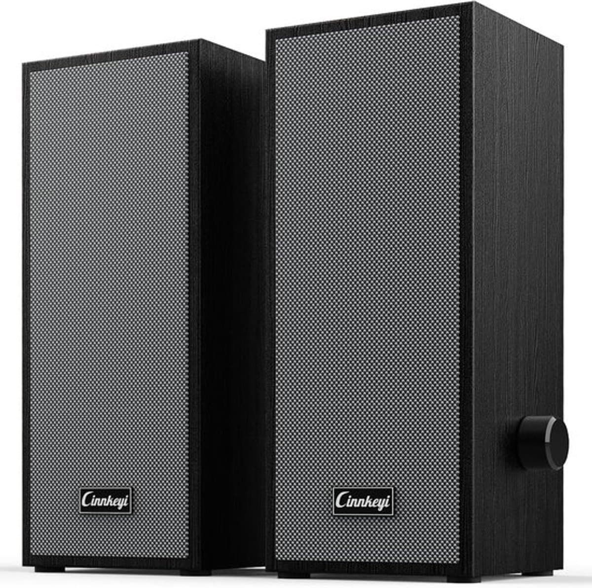 USB PC Speakers 2.0 Stereo Desktop Luidsprekers met Diepe Bas en Volumeregeling