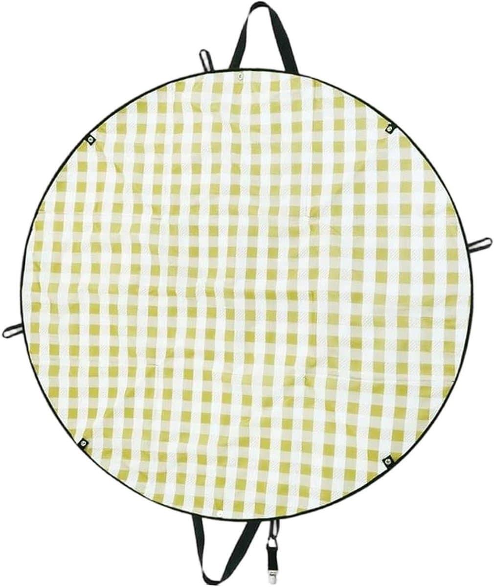 Picknickkleed - Picknickdeken - Buiten Ontspannen - Transformeerbaar - 124 cm - Zwart